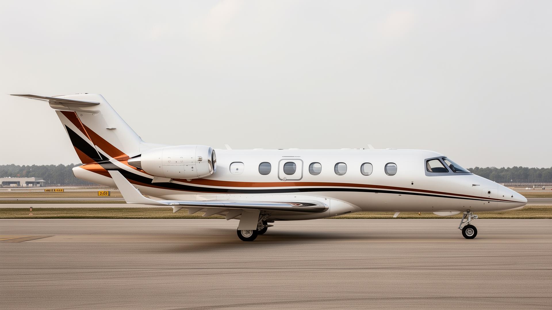 Jet privé léger adapté aux trajets européens